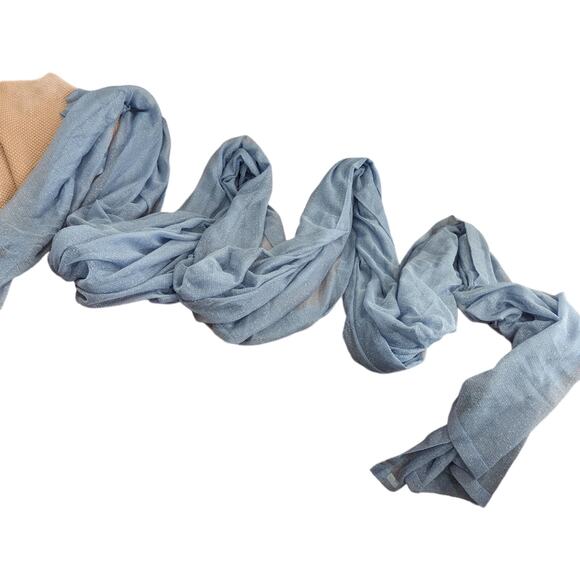 CROSCILL HOME FASHIONS! HYDRANGEA BLUE 21 FOOT LENGTH DRAPERY PANEL, 52" WIDE! - Picture 9 of 10